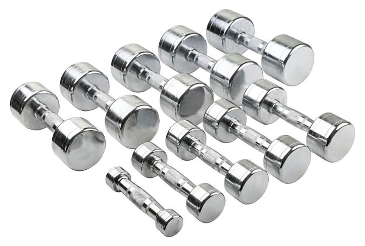 Chrome Dumbbell Set 1-10kg AC-100412
