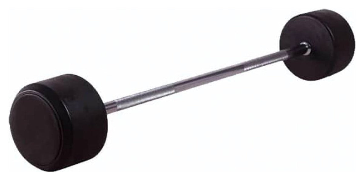 Fixed Straight Barbell (Rubber) SET