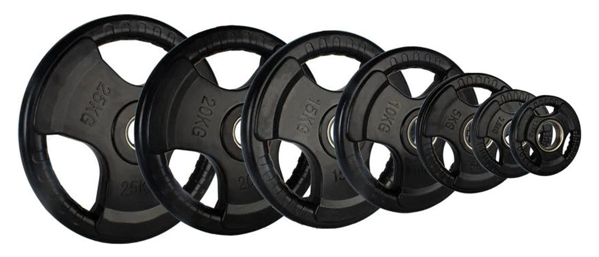 Olympic Rubber Tri-Grip Plates