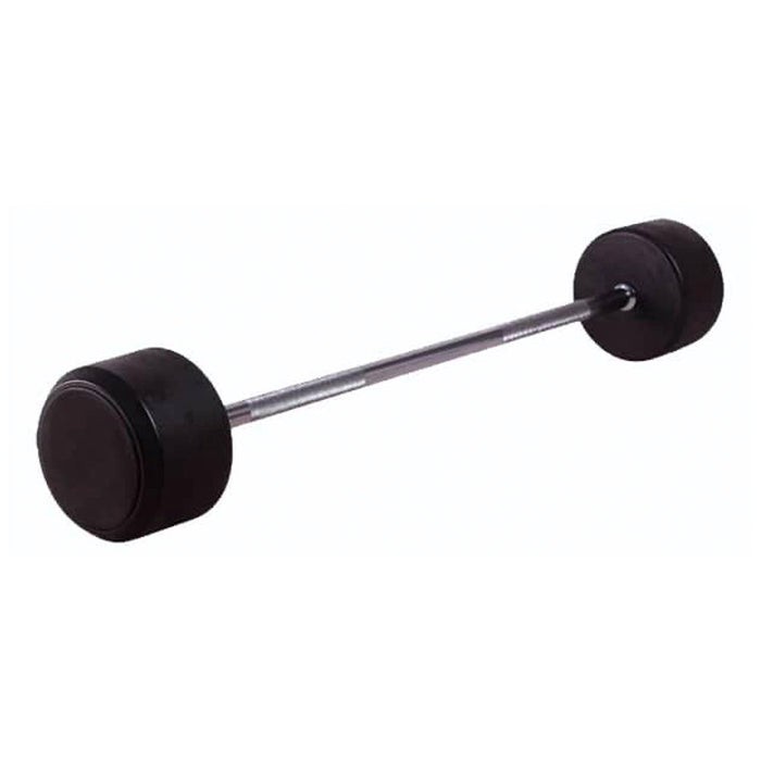 Fixed Straight Barbell (Rubber) SET