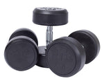 Dumbbells (Rubber) Pairs FULL SET 2.5kg - 50kg