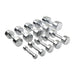Chrome dumbbell set from 1kg to 10kg