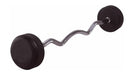 Fixed Curl Barbell Rubber Set
