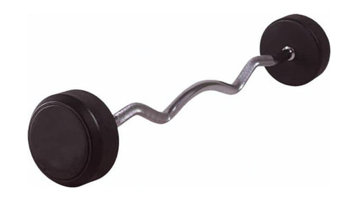 Fixed Curl Barbell Rubber Set