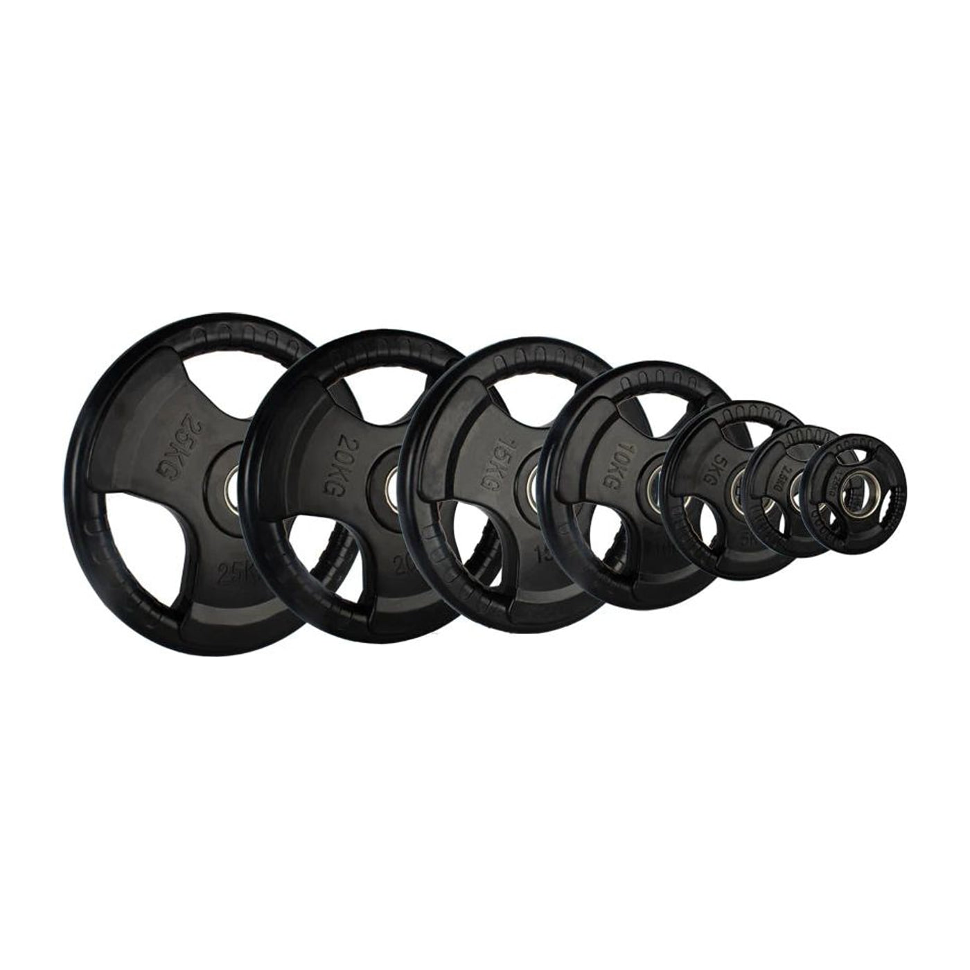 Olympic Rubber Tri-Grip Plates