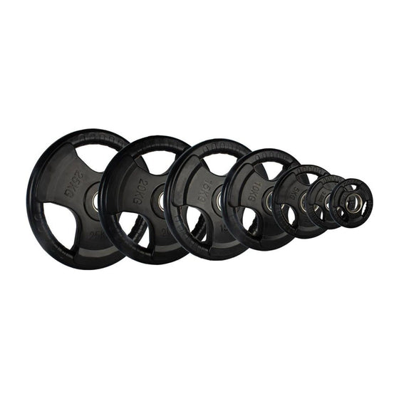 Olympic Rubber Tri-Grip Plates