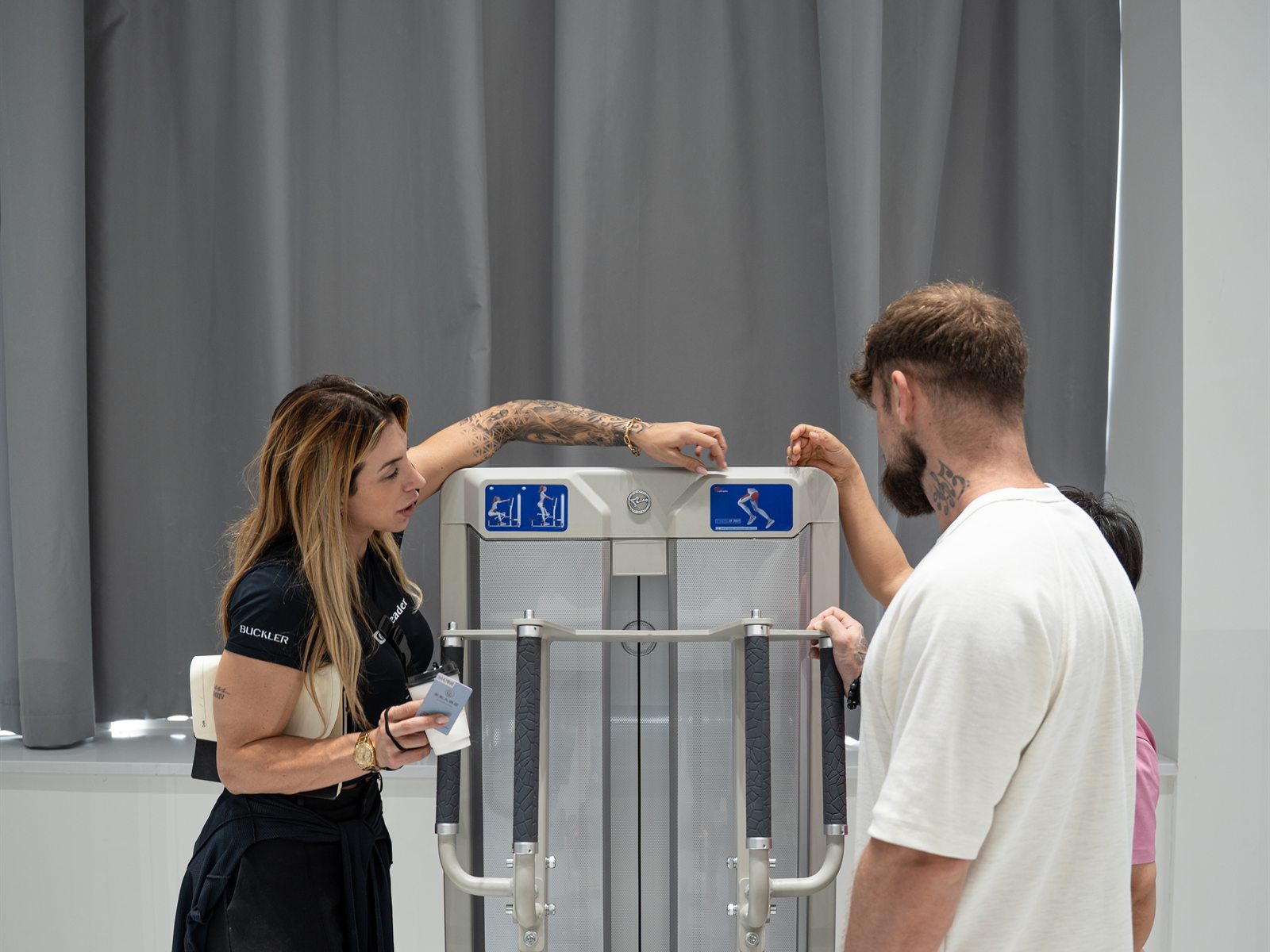 Guided GluteLeader product selection in the showroom